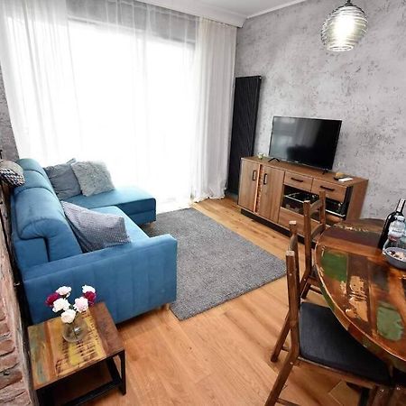 Apartament Blue Bastion Walowa 23C Z Klimatyzacja I Miejscem Parkingowym W Podziemnym Parkingu Gdansk Luaran gambar